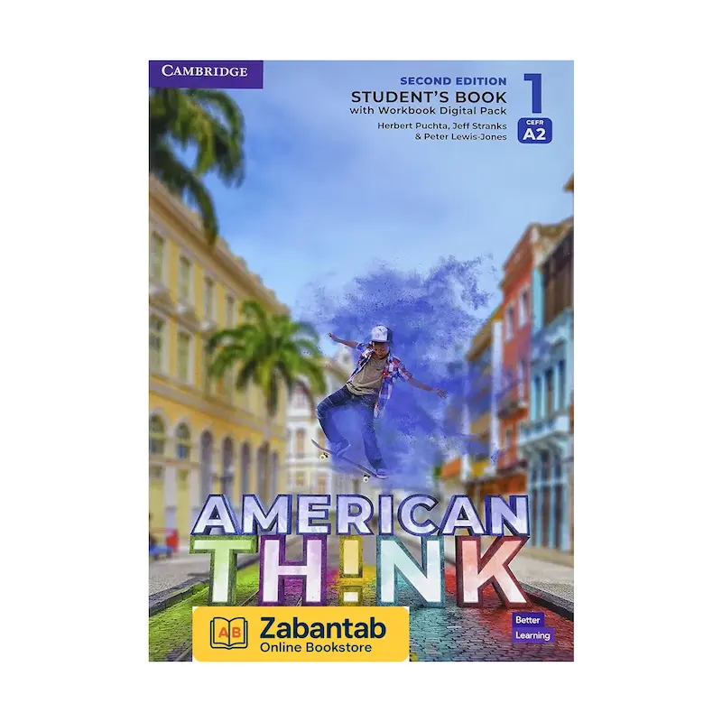 خرید کتاب American Think 1 سطح A2 ویرایش دوم، منبع آموزشی زبان انگلیسی انتشارات کمبریج ویژه نوجوانان و جوانان