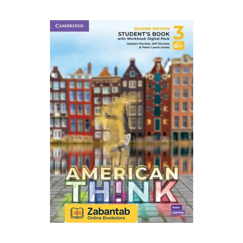 خرید کتاب American Think 3 سطح B1+ ویرایش دوم، منبع آموزشی زبان انگلیسی انتشارات کمبریج ویژه نوجوانان و جوانان