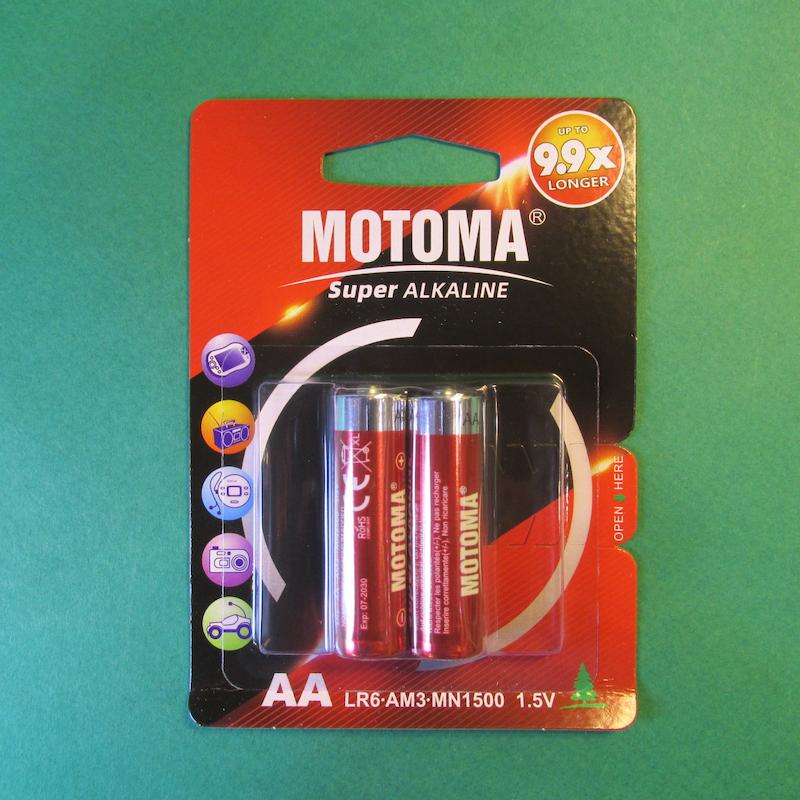 باتری آلکالاین قلمی (AA) MOTOMA