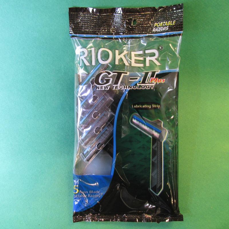 خودتراش دو لبه RIOKER بسته 5 عددی