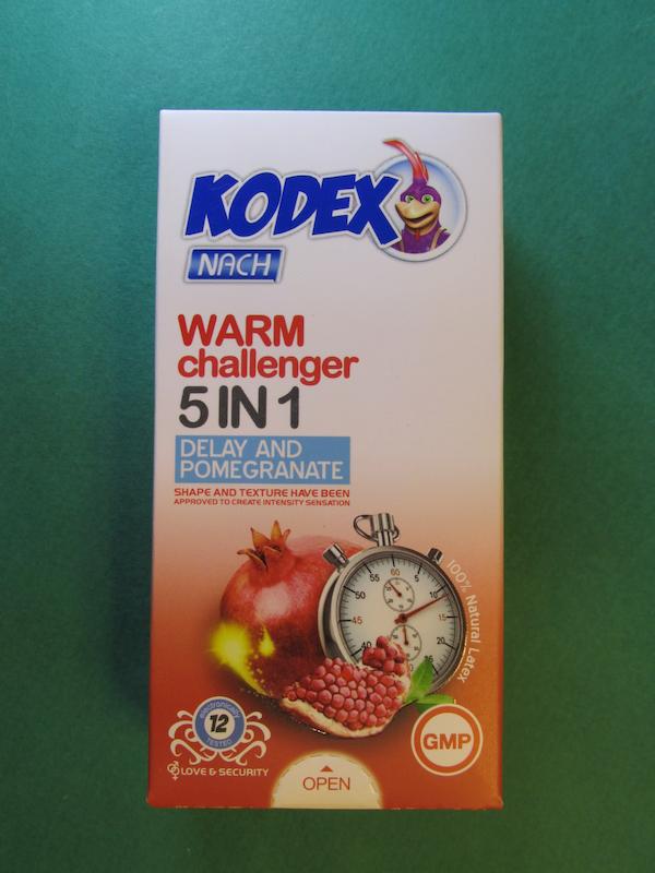 کاندوم کدکس مدل Warm Challenger 5 in 1 بسته 12 عددی