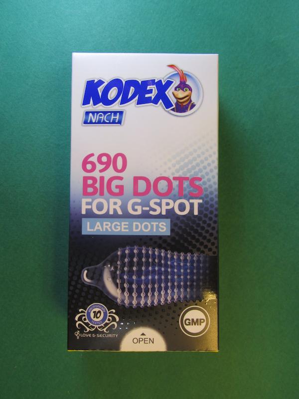 کاندوم ناچ کدکس مدل 690 Big Dots بسته 12 عددی