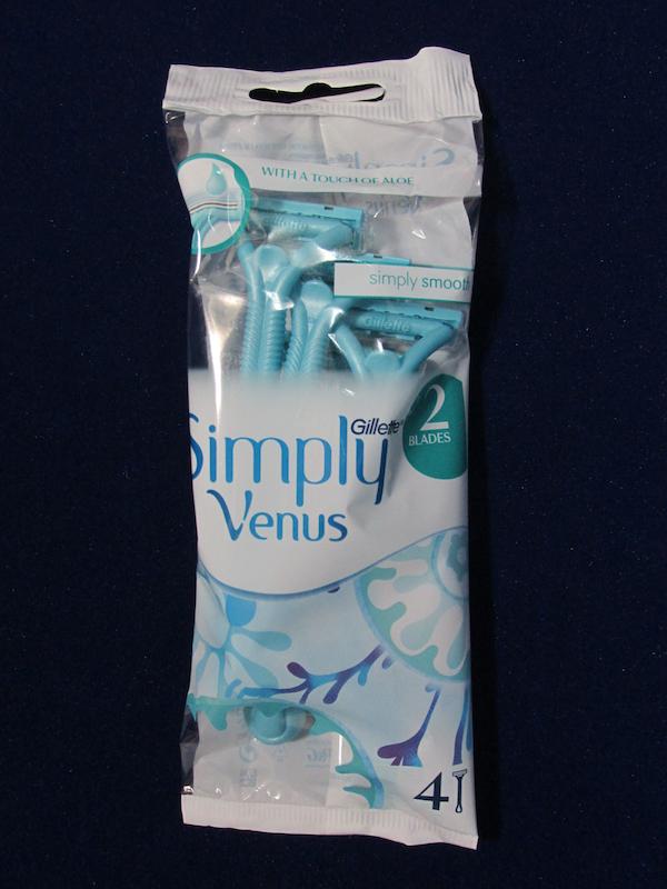 خودتراش 2 لبه ژیلت مدل Simply Venus بسته 4 عددی