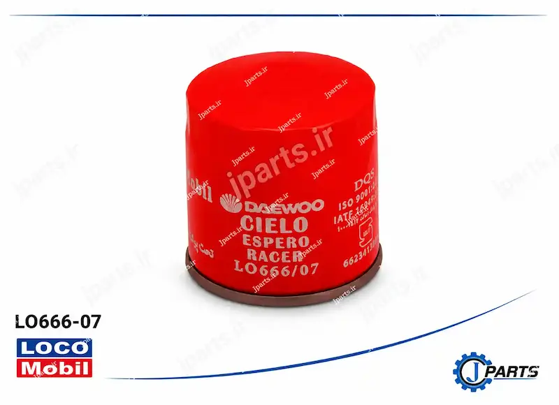 فیلتر روغن دوو اسپرو، ریسر، سیلو با کد فنی LO666-07