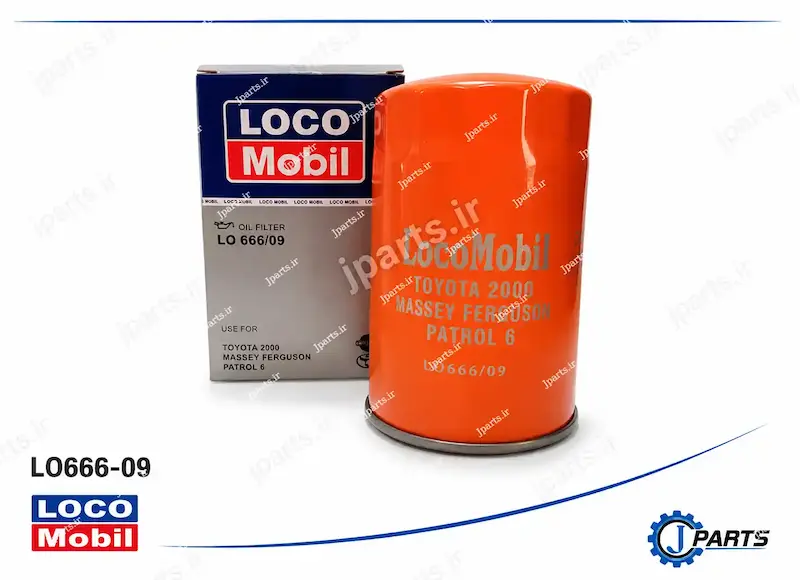 فیلتر روغن تویوتا 2000 مسی فرگوسن، پاترول 6 سیلندر با کد فنی LO666-09