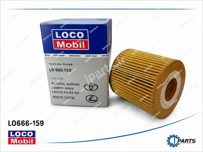 فیلتر روغن تویوتا رافور، لکسوس RX-EX، آریون، کمری های جدیدکد اصلی: 31090-90915 با کد فنی LO666-159