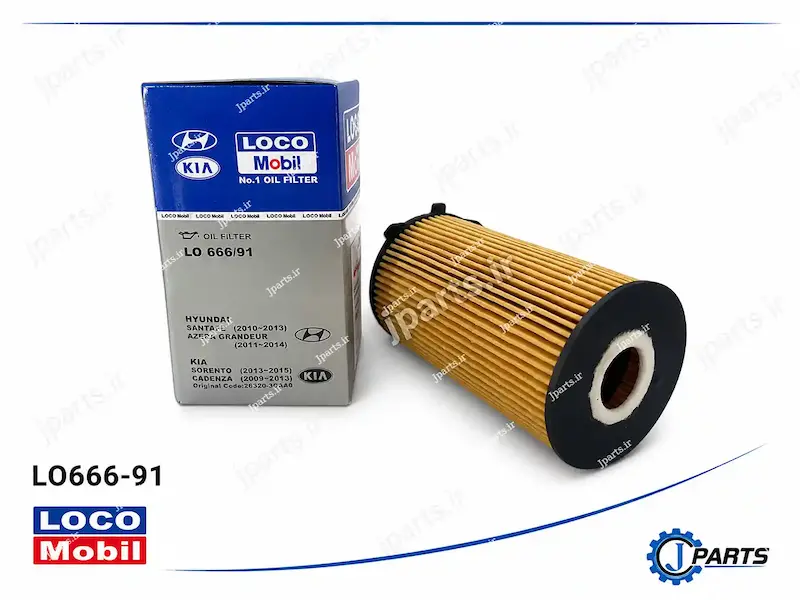 فیلتر روغن سانتافه 3500، آزرا گرنجور (3CAA0) با کد فنی LO666-91