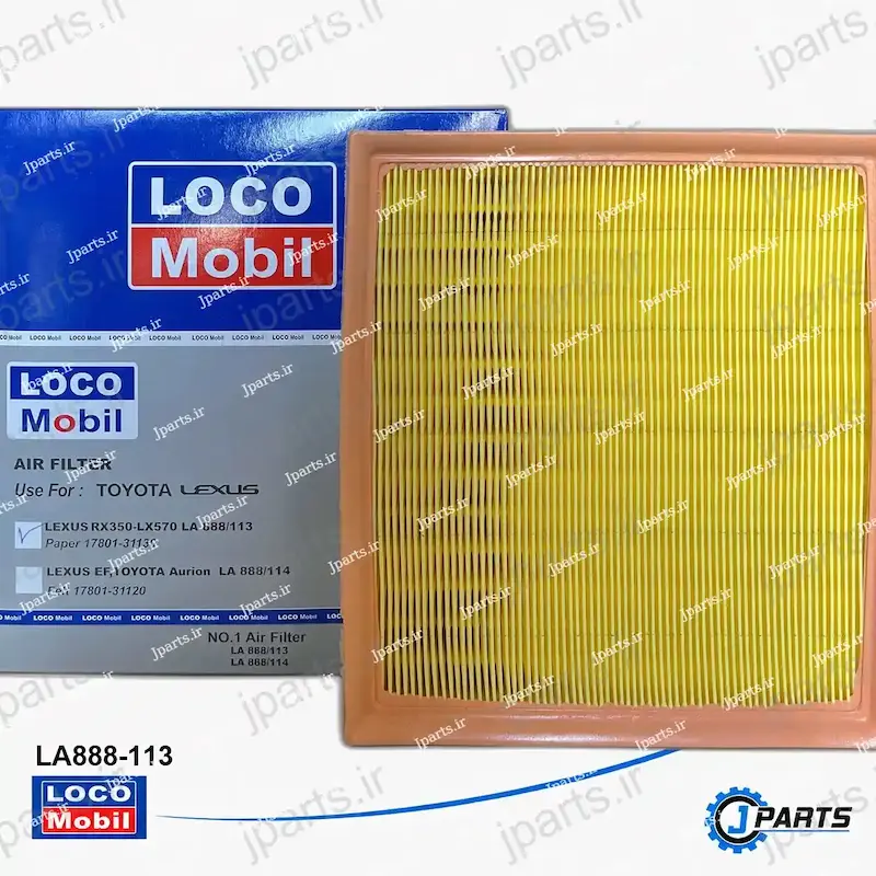 فیلتر هوا لکسوز LX570-RX350(17801-31130)  کاغذی با کد فنی LA888-113