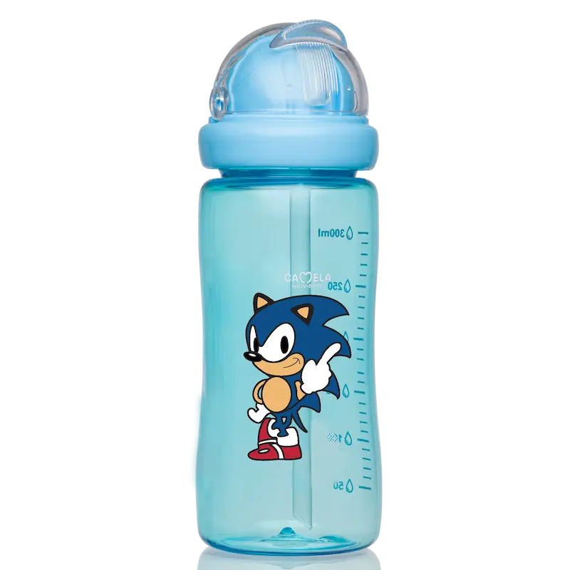 قمقمه کودک 300 میلی لیتر آویز (نی دار) کد 812 کملا