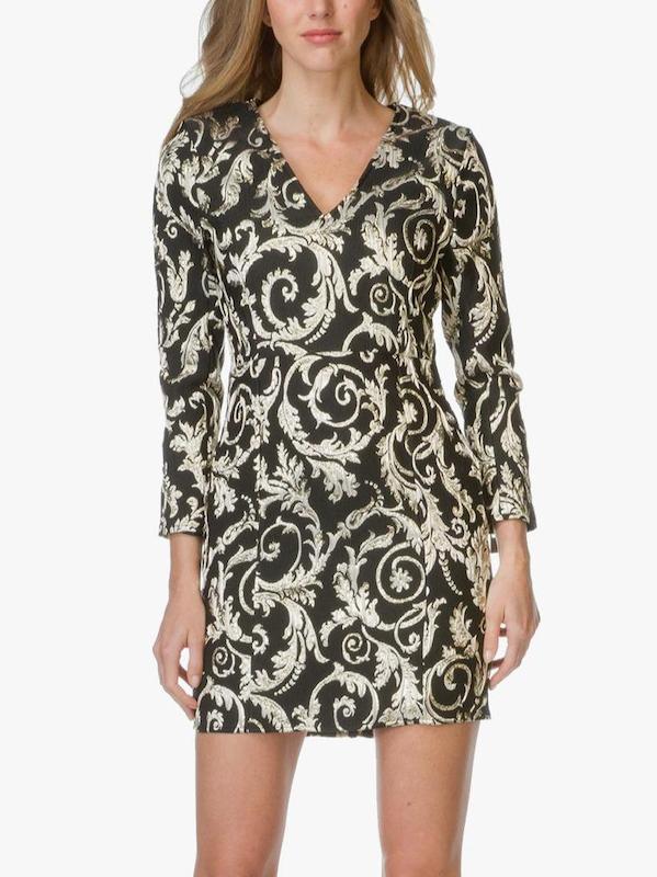 لباس آستین بلند یقه هفت زربافت