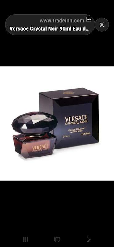 ادکلن ورساچه کریستال نویر ادوپرفیوم(ورساچه مشکی) | Versace Crystal Noir 90 ml به قیمت عمده