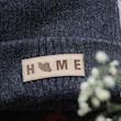 کلاه زمستانی بافت طرح "Home"