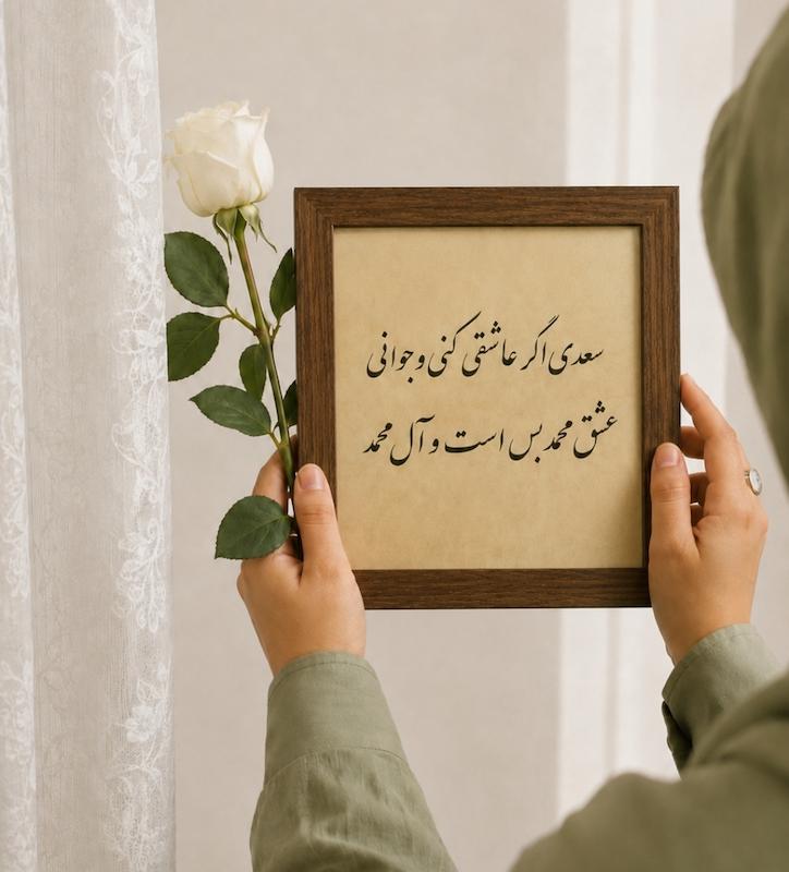 قاب عکس[ عشق محمد ص بس است]