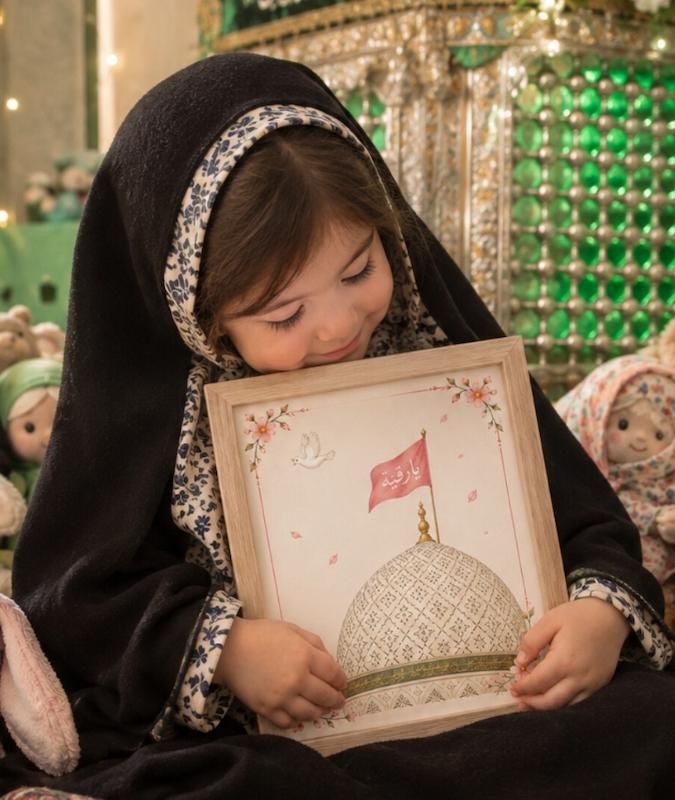قاب عکس گنبد حضرت رقیه(س)