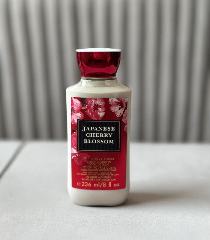 لوسیون بث اند بادی ورکس bath and body works رایحه شکوفه گیلاس ژاپنی | japanese cherry blossom