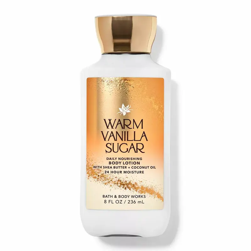 لوسیون بدن بث اند بادی Warm Vanilla Sugar 