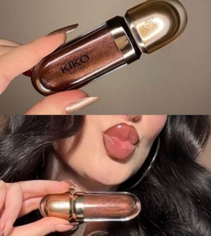 لیپ گلاس قهوه ای کیکو میلانو kiko (مستر کوالیتی) ۴۴