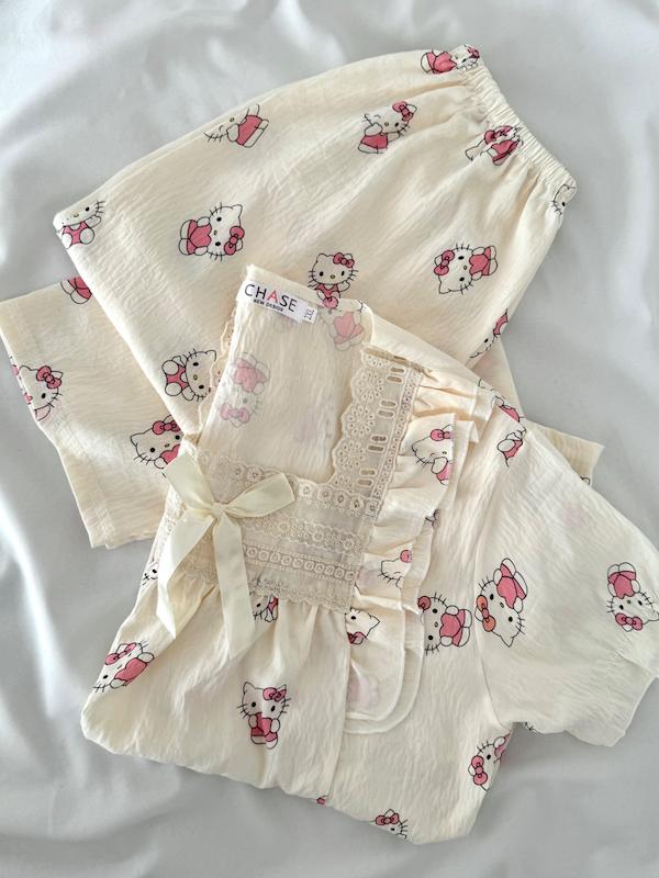 تیشرت شلوار و شورتک کیتی