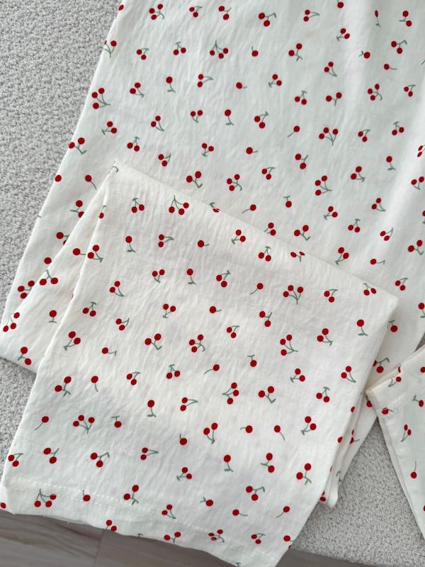 تیشرت شلوار گیلاسی🍒