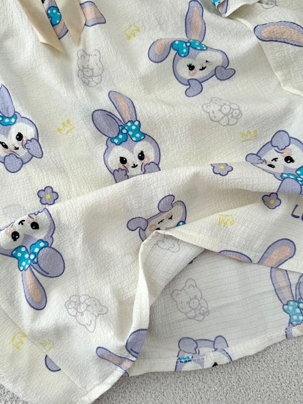 ست تیشرت شورتک خرگوشی🐇