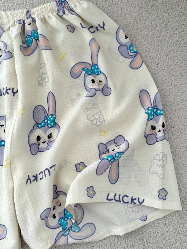 ست تیشرت شورتک خرگوشی🐇