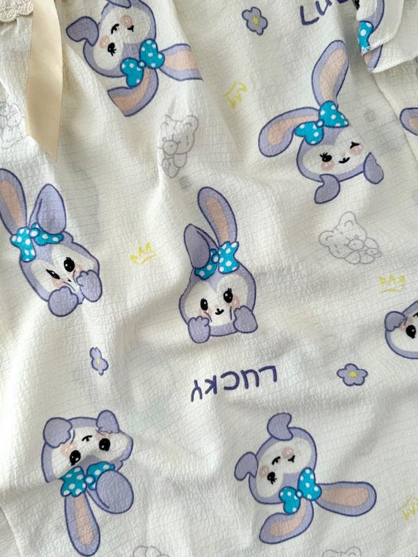 ست تیشرت شورتک خرگوشی🐇
