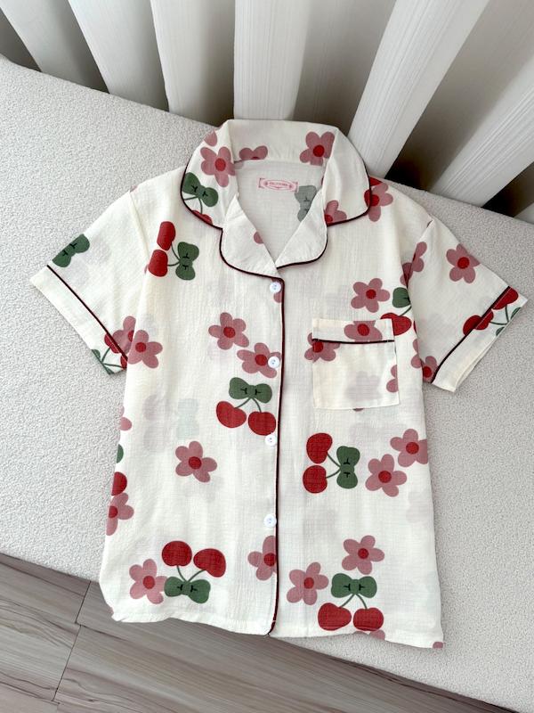 تیشرت شلوار آلبالویی🍒