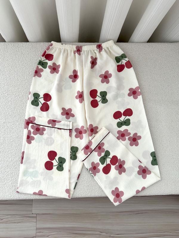 تیشرت شلوار آلبالویی🍒