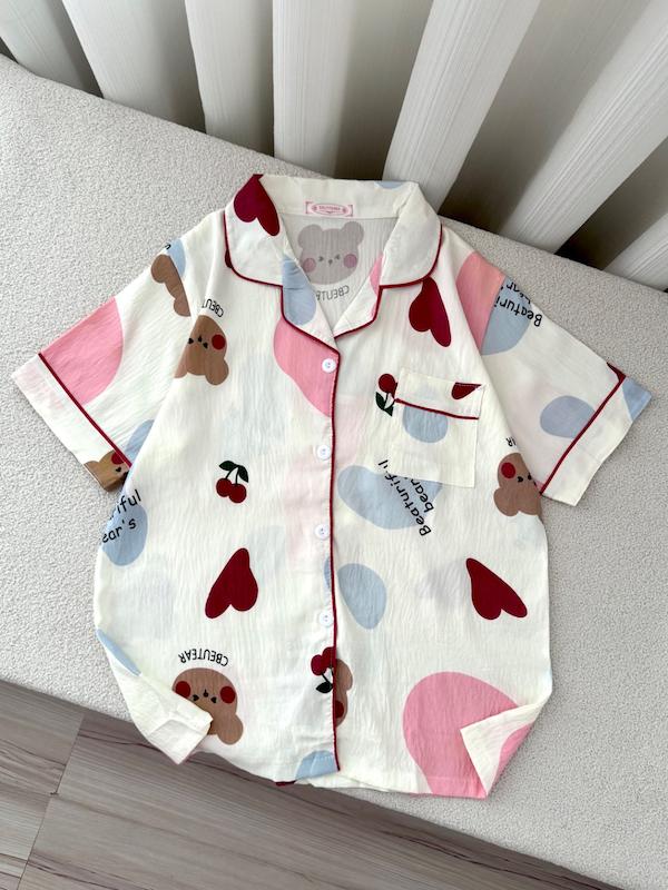 ست تیشرت شلوار خرسی🧸❤️