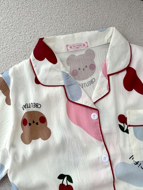 ست تیشرت شلوار خرسی🧸❤️