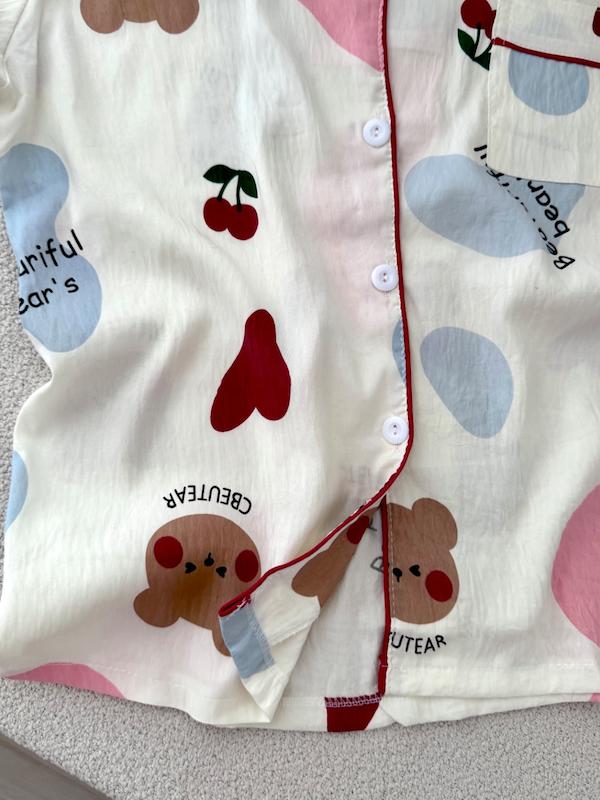 ست تیشرت شلوار خرسی🧸❤️
