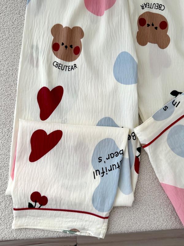 ست تیشرت شلوار خرسی🧸❤️