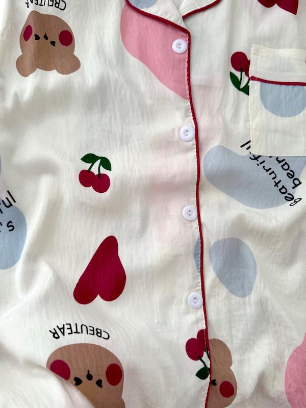 ست تیشرت شلوار خرسی🧸❤️