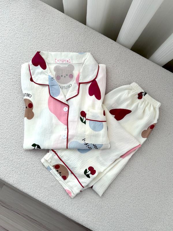 ست تیشرت شلوار خرسی🧸❤️