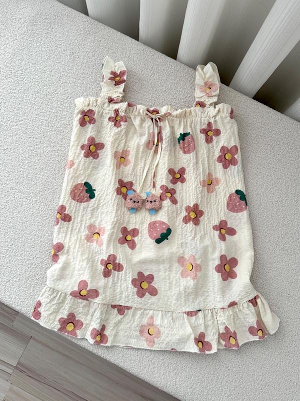 ست تاپ شورتک توت فرنگی🍓