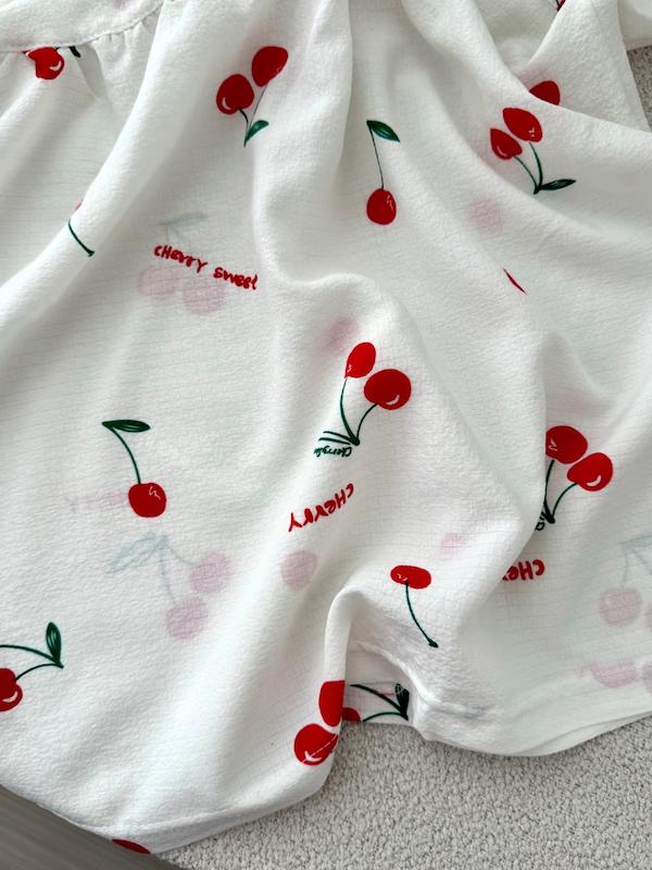 تیشرت شلوار آلبالویی🍒
