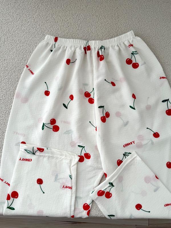 تیشرت شلوار آلبالویی🍒