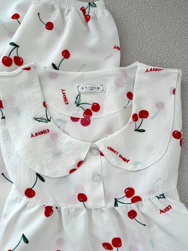 تیشرت شلوار آلبالویی🍒