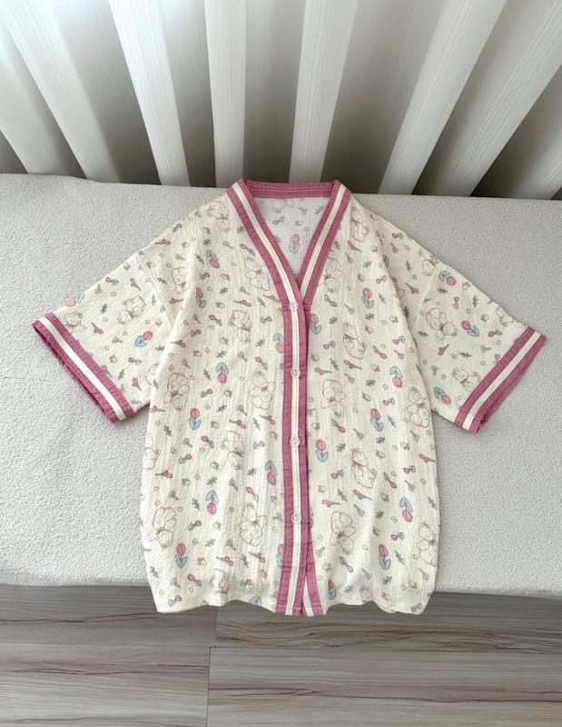 تیشرت شلوار خرگوشی گل لاله🌷