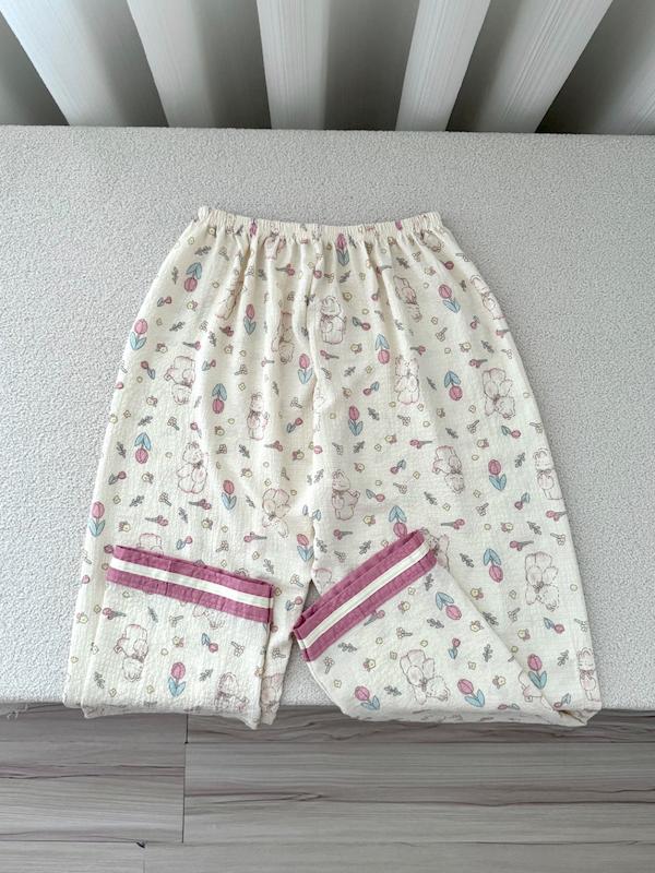 تیشرت شلوار خرگوشی گل لاله🌷