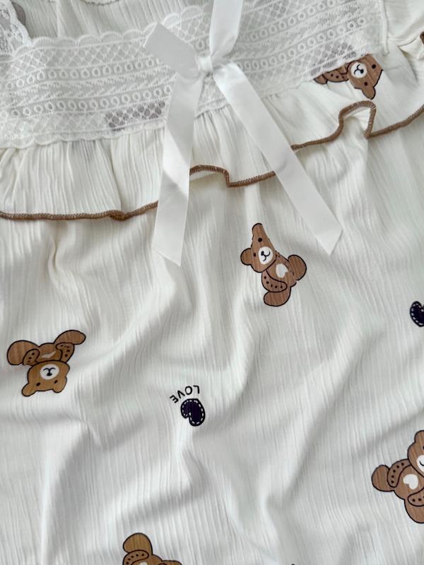 ست تیشرت شلوار خرسی🧸