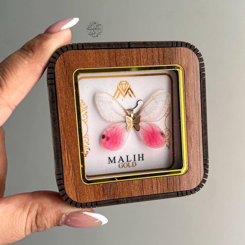 آویز پروانه ۹۰سوت طلا