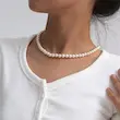 گردنبند تمام مروارید لوکس