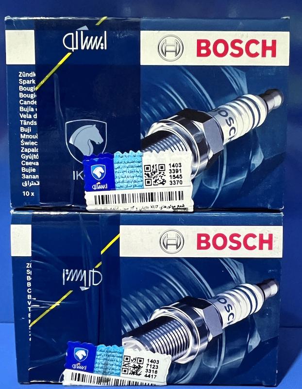 شمع بوش BOSCH (با لیبل ایساکو ) پایه کوتاه مناسب پژو 405