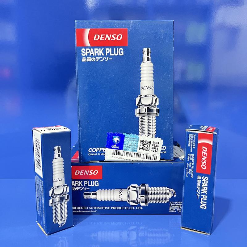 شمع دنسو DENSO پایه بلند مناسب پژو 206 تیپ ۵ - 207 - رانا - با لیبل ایساکو کد 1040300328 
