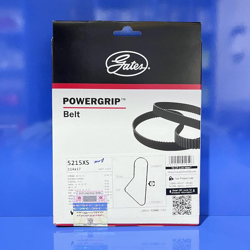 تسمه تایم پاورگریپ POWERGRIP مناسب برای پژو 405 - پارس - سمند با موتور XU7 و XU7P
