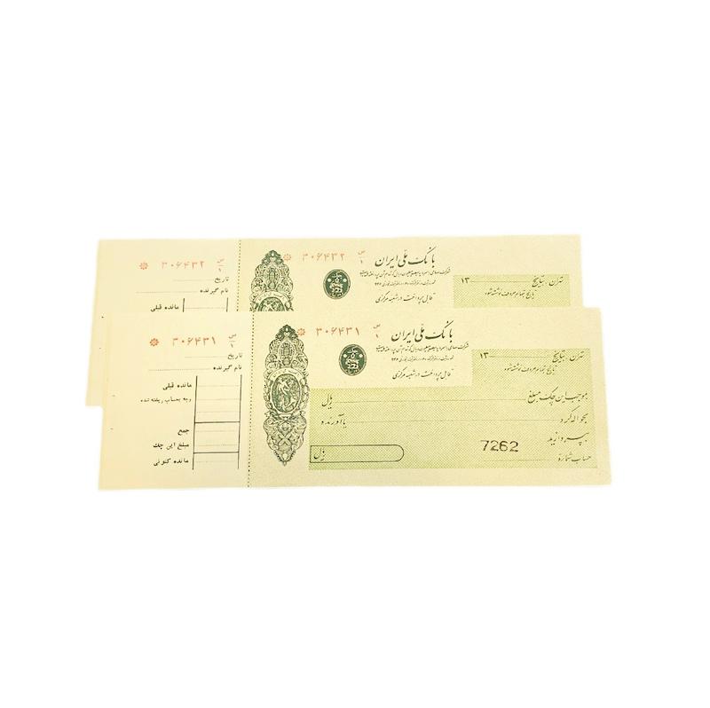 چک  بانك ملى دهه سى كمياب-جفت كيفيت:عالى