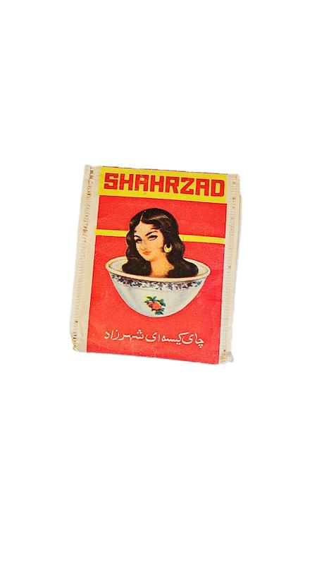 چائى كيسه اى شهرزاد دوره پهلوى لوگو بدون حجاب -كيفيت:استفاده نشده