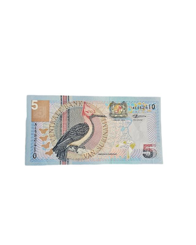 اسكناس سورينام سال٢٠٠٠-بانكى-تك