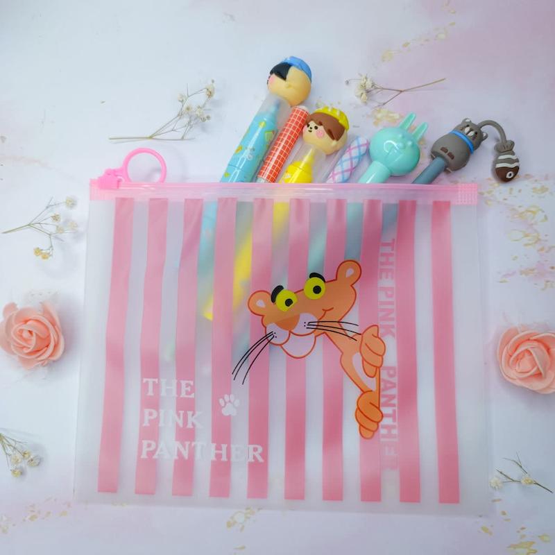 زیپ کیپ پلنگ صورتی